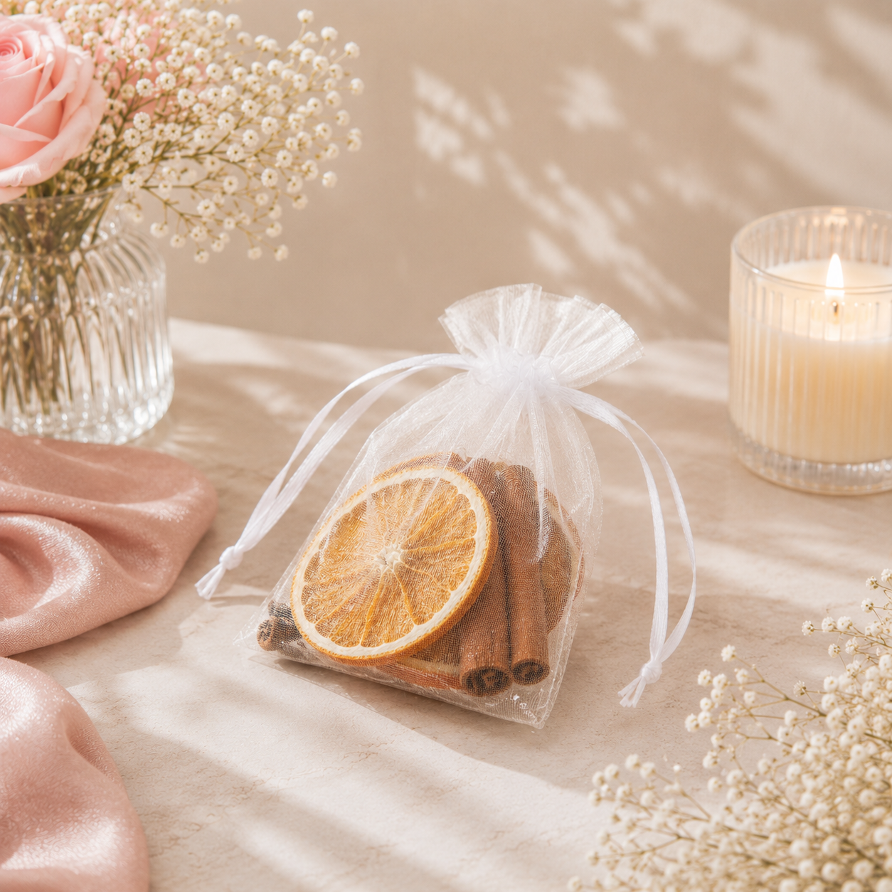 Orange & Cinnamon Stick Potpourri – Cozy Citrus Home Fragrance Decor