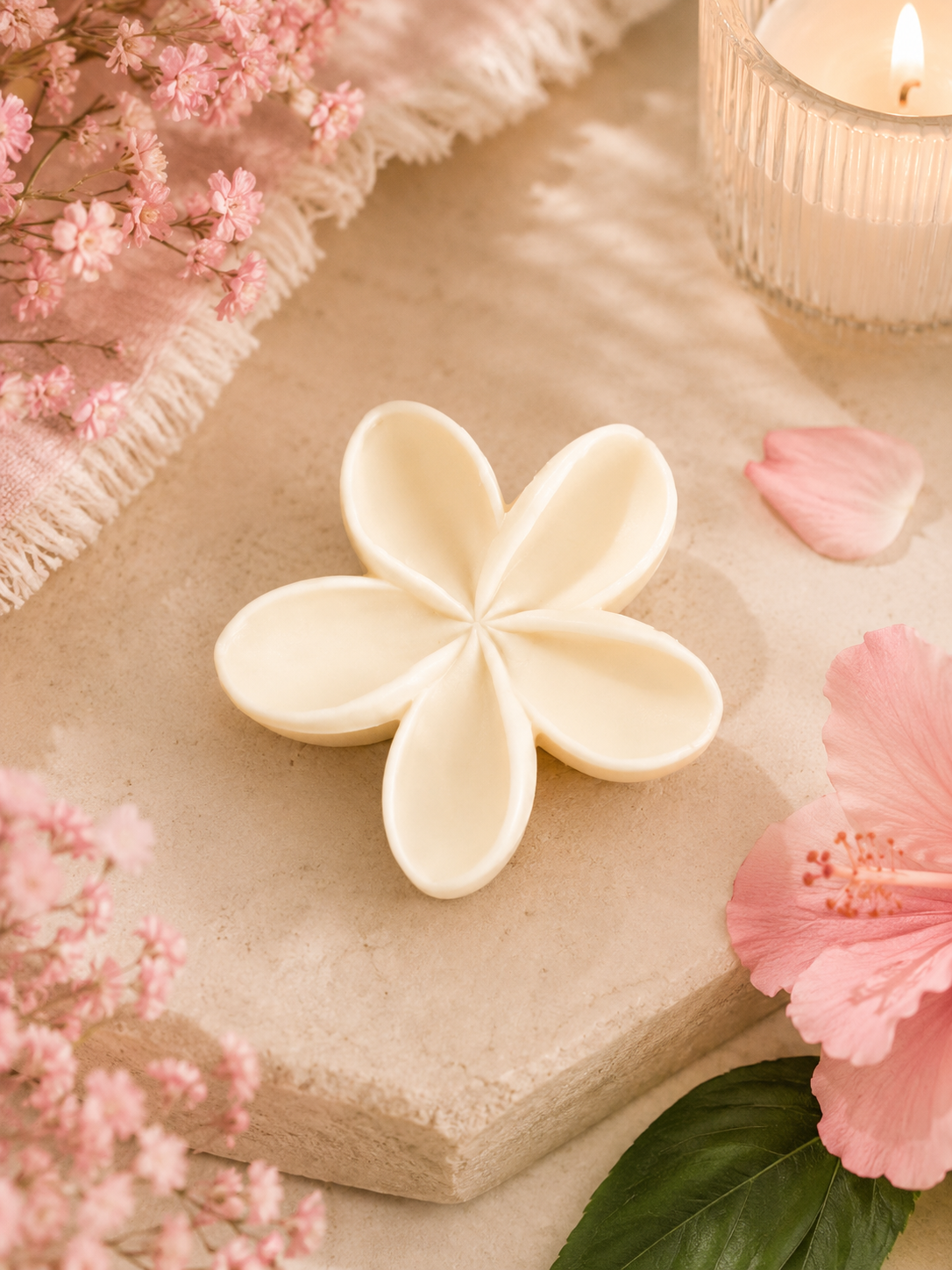 Hibiscus Flower Hair Clip