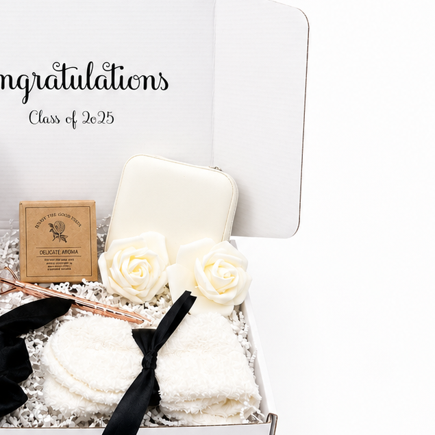 Graduation Gift Box – Personalized Grad Cup & Self-Care Gift Set