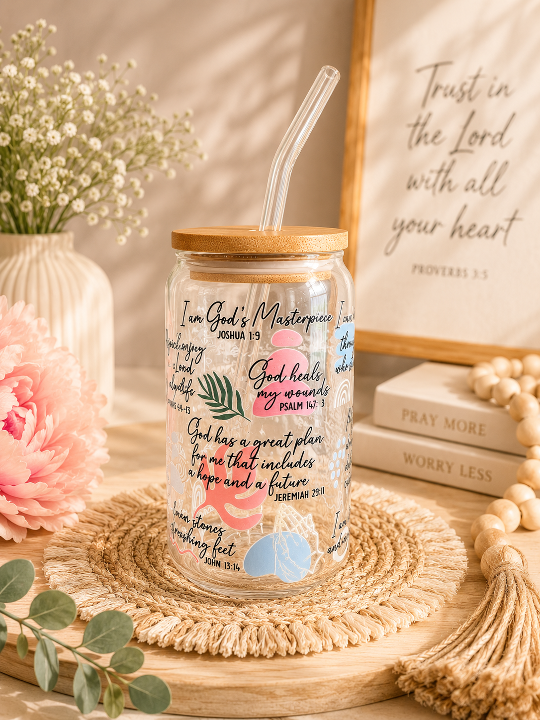 Christian Daily Affirmations Tumbler 16 Oz