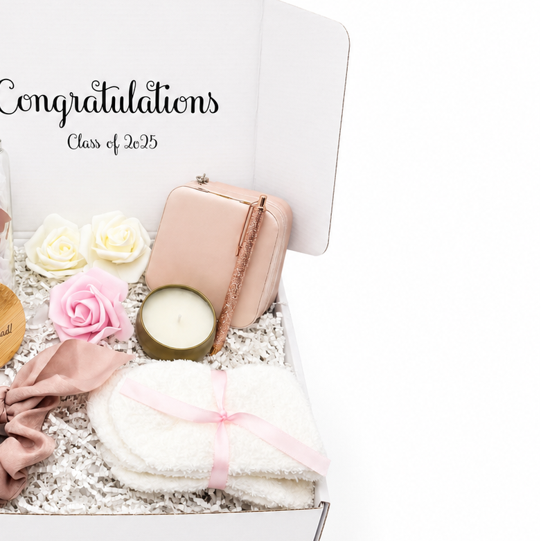 Rose Gold Graduation Gift Box - Personalized Gifts for Her