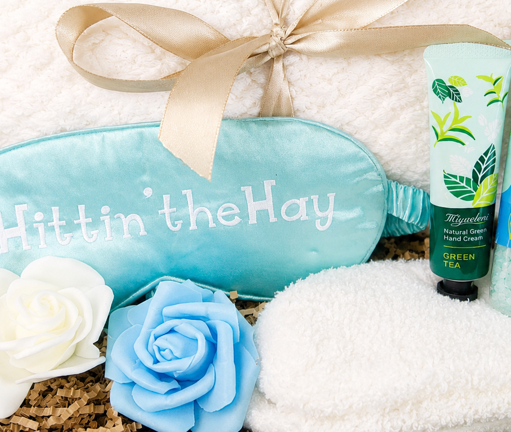 Self Care Gift Set Complete Wellness Package Relaxation Essentials Box Cozy Sleep Blanket Soft Eye Mask Fuzzy Socks Premium Hand Cream Soothing Bath Salts Elegant Faux Flowers Perfect Pamper Package Stress Relief Collection Home Spa