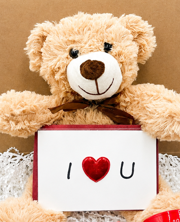 Valentine's Day Gift Box- Teddy Bear Gift Valentine's Day Girlfriend Gift Idea