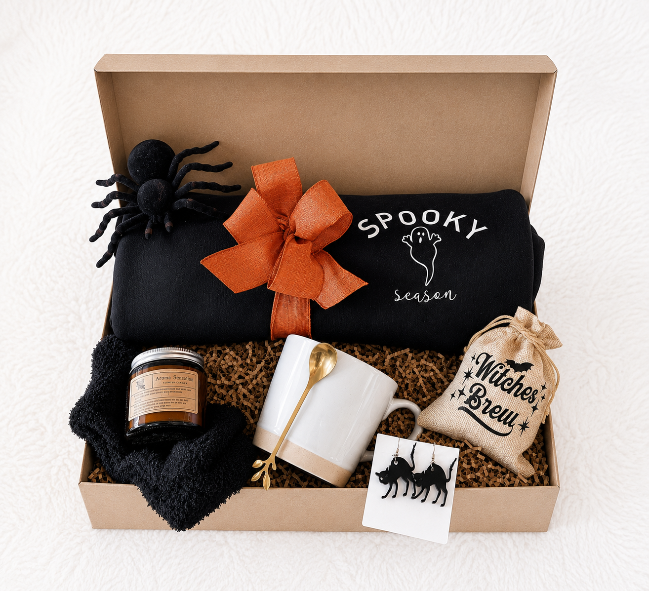 Halloween Gift Basket – Complete Spooky Season Set for Women