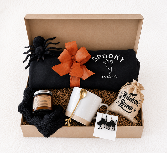 Halloween Gift Basket – Complete Spooky Season Set for Women