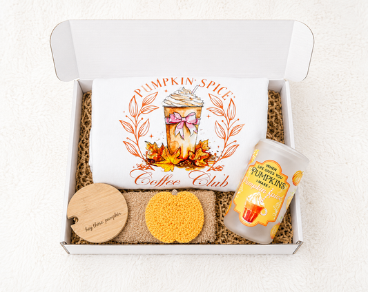 Fall Gift Box – Pumpkin Spice Coffee Club Set with Sweatshirt & Tumbler