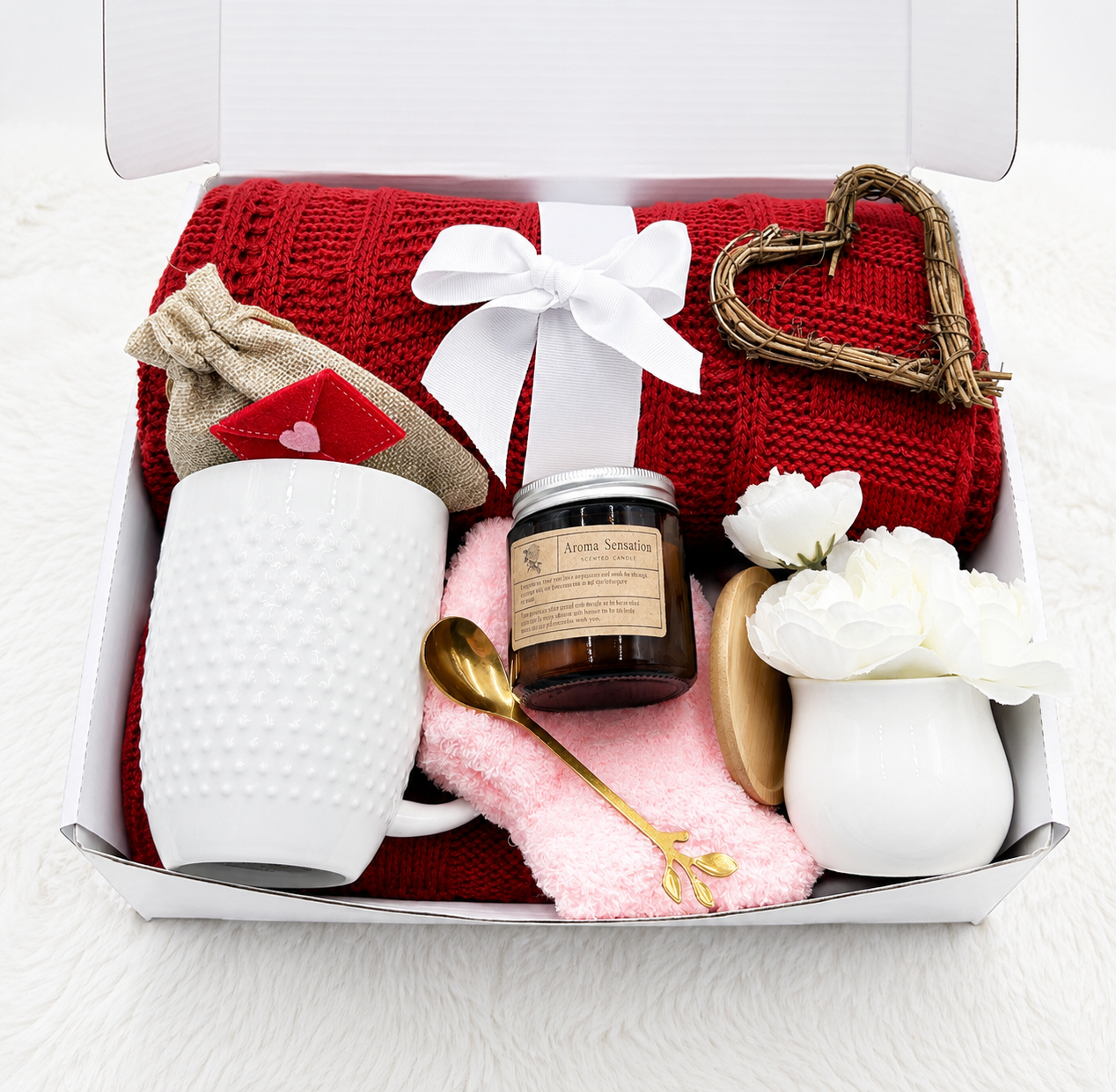 Red Valentine's Day Gift Box