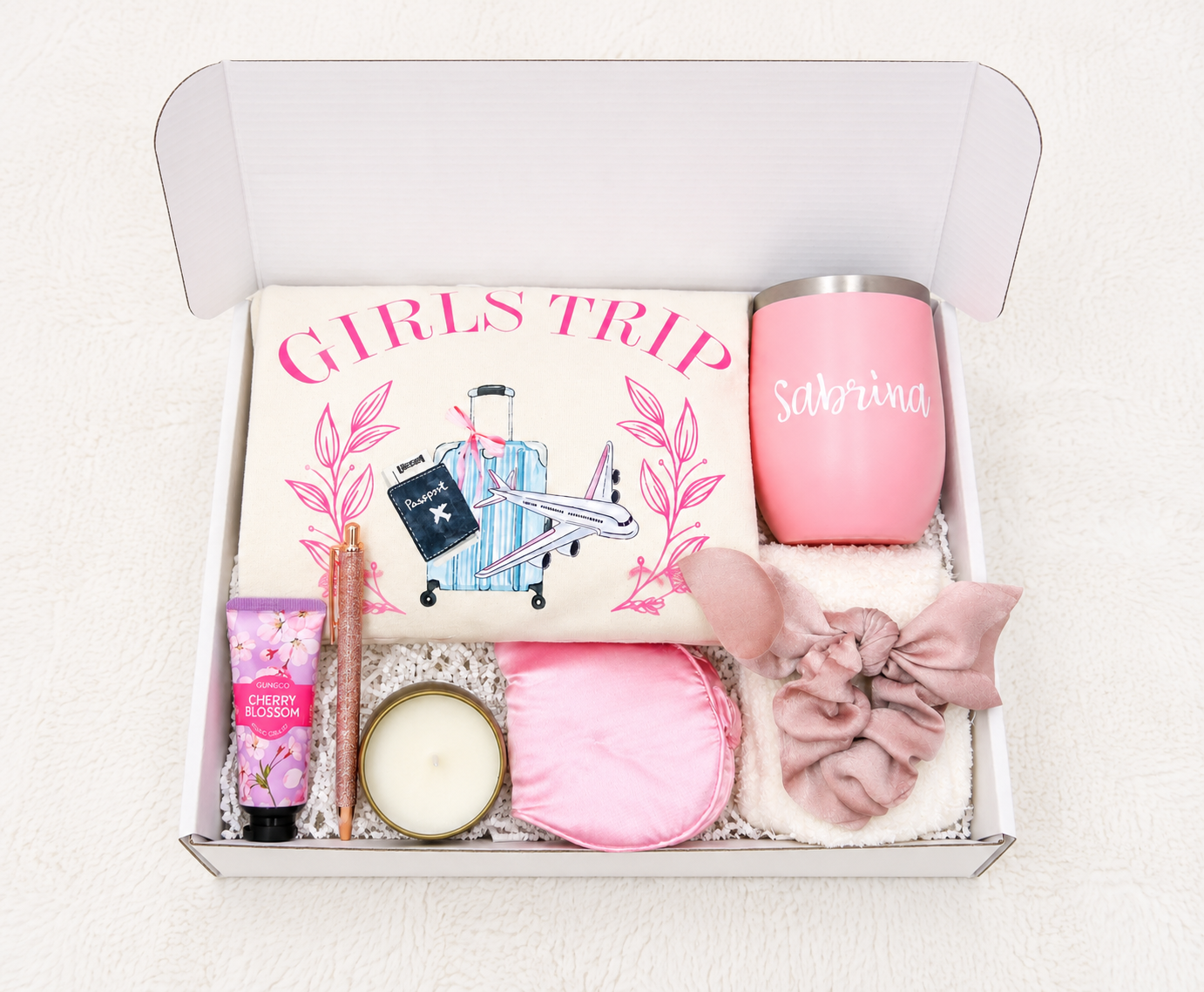 Girls Trip Gift Box – Complete Travel Set with Shirt & Tumbler