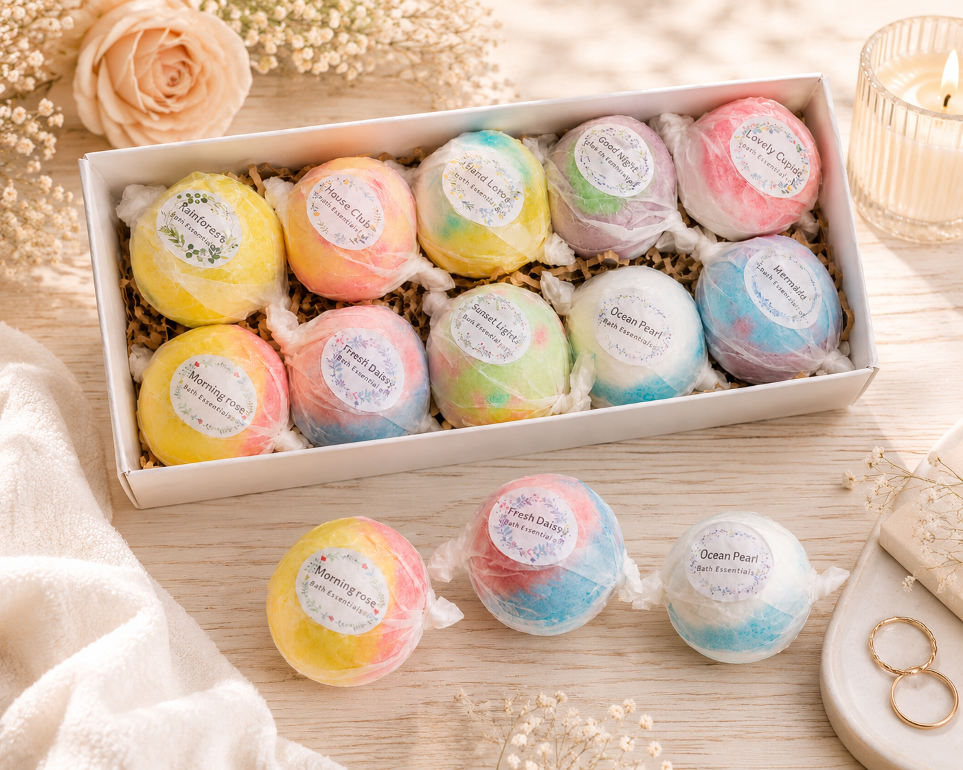 Bath Bombs – Luxury Self-Care Add-On