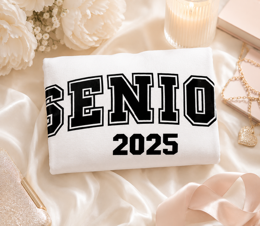 Senior Collegiate Shirt with Custom Graduation Year - Class of 2026 Tee