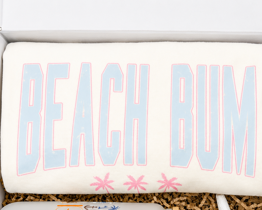 Ocean Lover Gift Box Beach Themed Relaxation Set Coastal Living Package Complete Collection Beach Gift Set Tshirt Candle Seashells Included Perfect Beach Bum Present Summer Gift Ideas Ocean Inspired Essentials Coastal Aesthetic Package Self