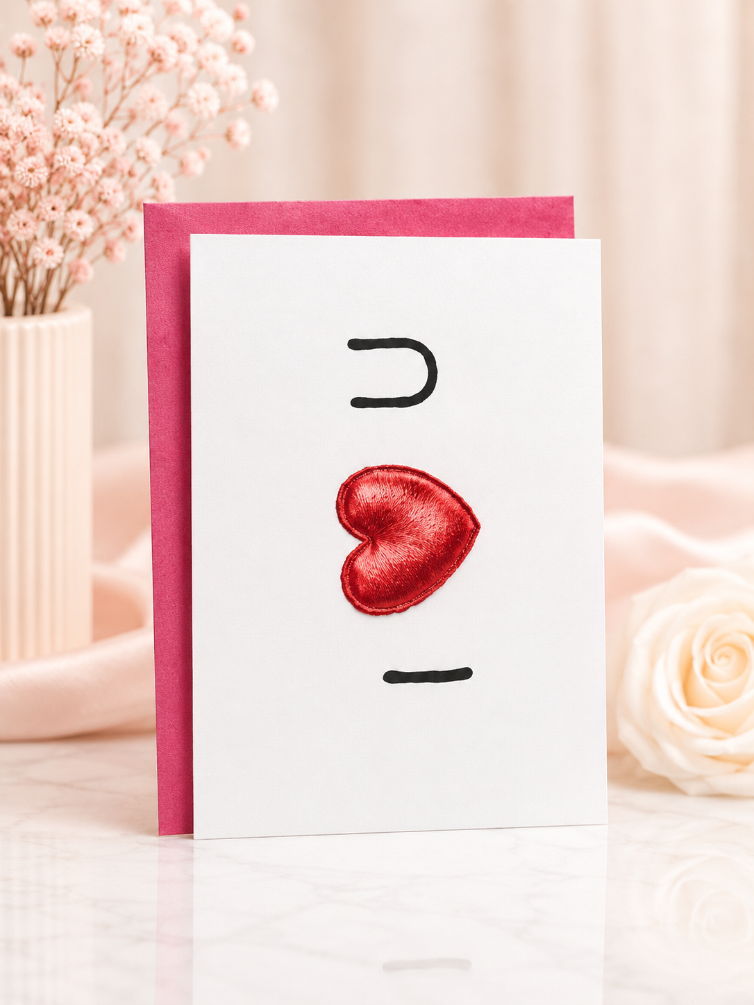 I Love You Card with Red Envelope