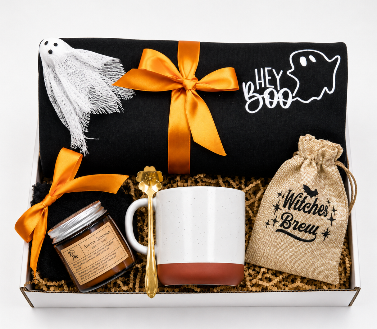 Halloween Gift Box – Spooky Care Package with Sweatshirt for Friends