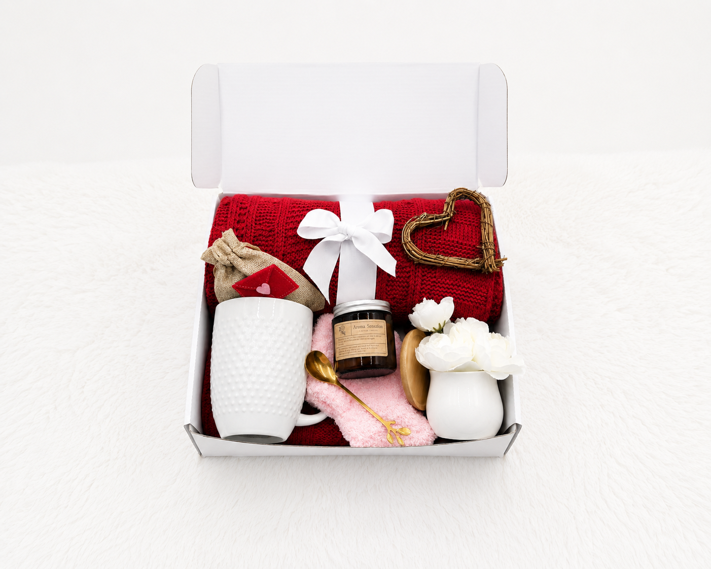 Red Valentine's Day Gift Box