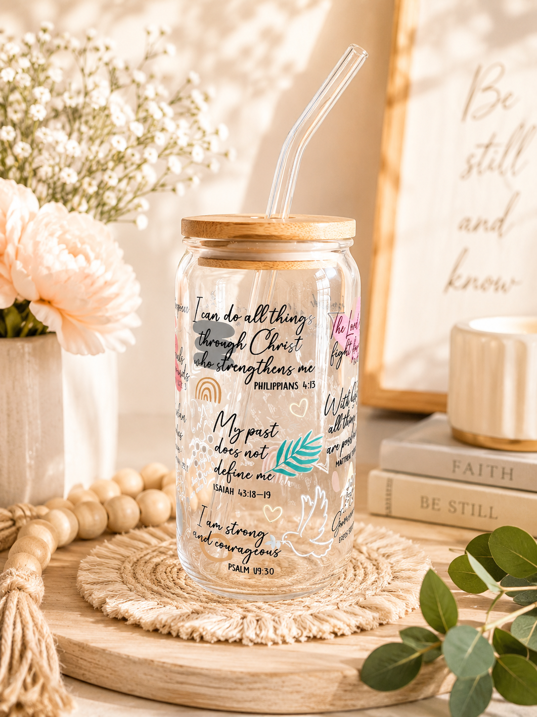 Christian Daily Affirmations Tumbler 16 Oz