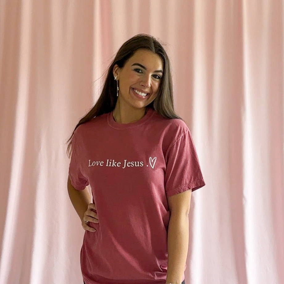love like jesus shirt, christian t-shirt, faith based shirt, inspirational christian tee, jesus shirt, religious graphic tee, unisex christian shirt, bible verse style shirt