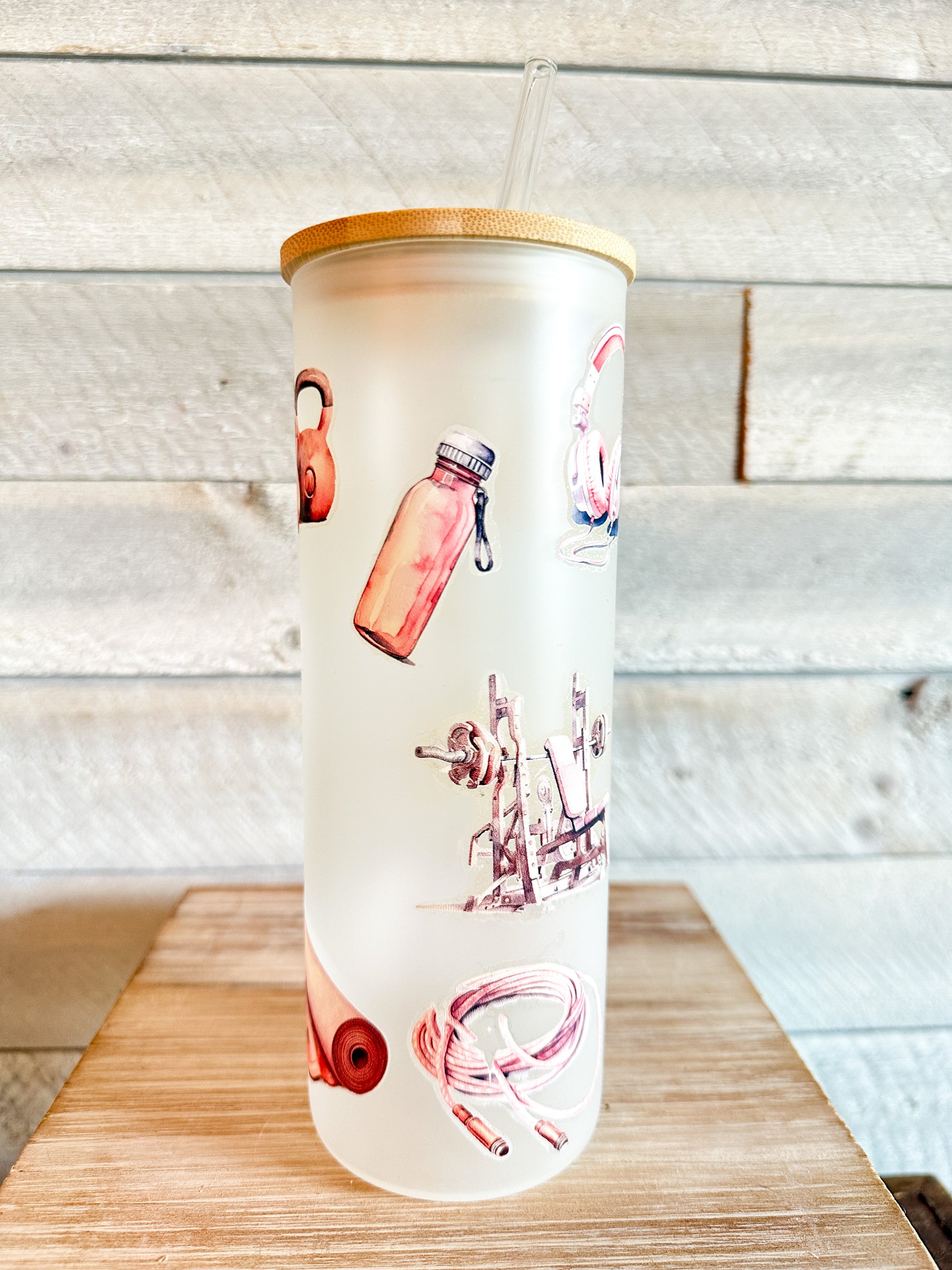 25 Oz Gym Tumbler Large Capacity Hydration Bottle Personalized Name Design Custom Water Container Pink Frosted Finish Perfect Workout Essential Fitness Training Companion Feminine Aesthetic Style Durable Leak Proof Construction Daily