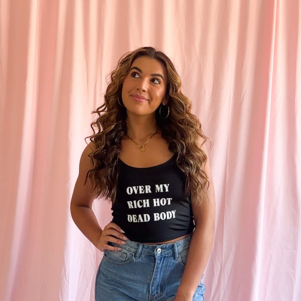 Sassy Summer Tank Top Women Black Cami Comfortable Breathable Design Funny Statement Graphic Quote Bold Fashion Casual Wear Everyday Style Sleeveless Top Perfect Beach Ready Outfit Trendy Women Clothing Soft Premium Fabric Chic Look Gift