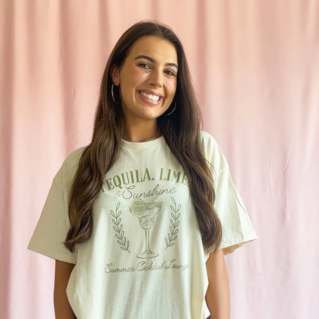 tequila and lime shirt, cocktail t-shirt, summer graphic tee, party shirt, margarita inspired tee, unisex summer shirt, beach outfit tee, cocktail aesthetic shirt