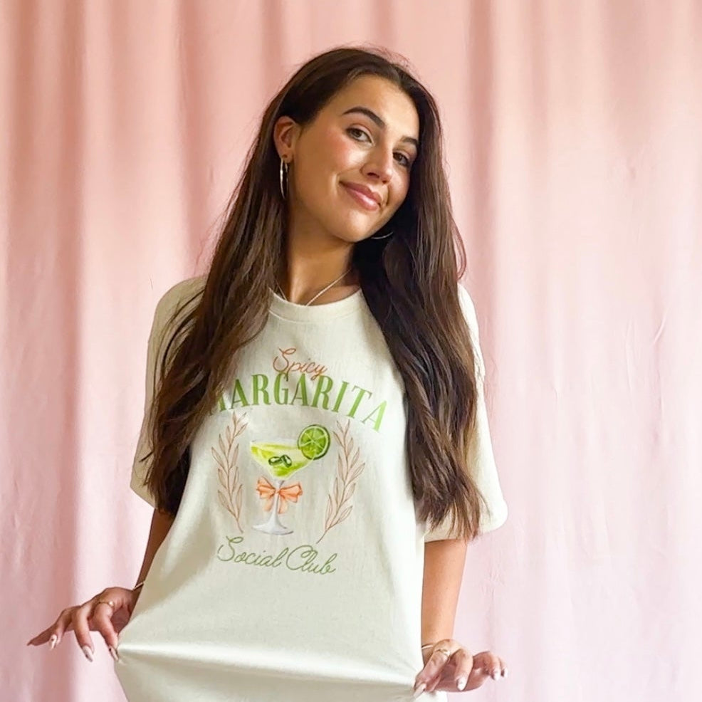 Margarita Social Club T-Shirt – Unisex Cocktail Graphic Tee, Summer Party Shirt