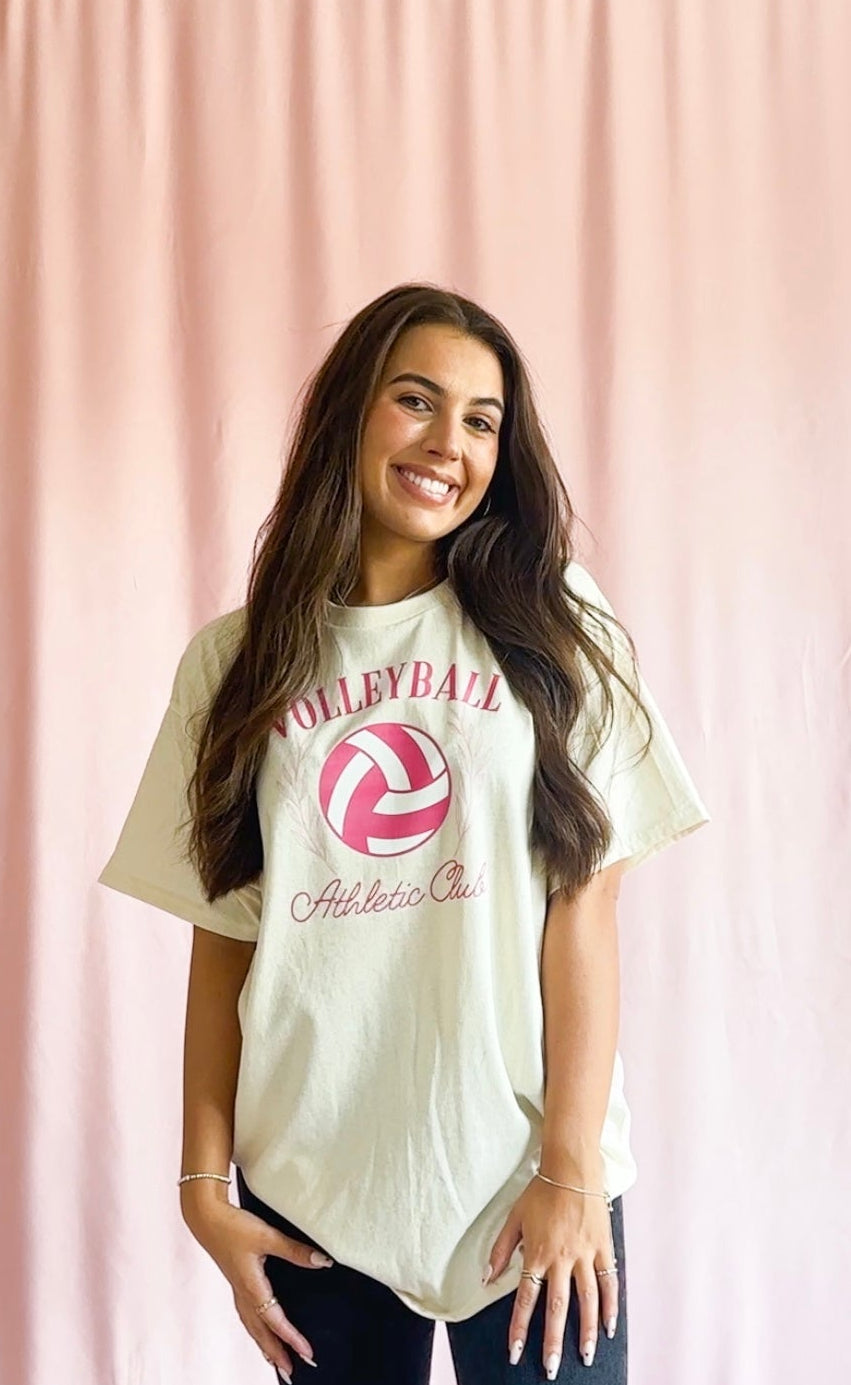 volleyball athletic club shirt, volleyball t-shirt, sports graphic tee, volleyball fan shirt, unisex volleyball shirt, athletic club tee, game day shirt, sporty outfit