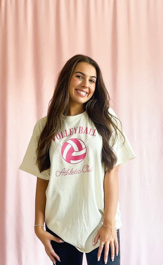 volleyball athletic club shirt, volleyball t-shirt, sports graphic tee, volleyball fan shirt, unisex volleyball shirt, athletic club tee, game day shirt, sporty outfit