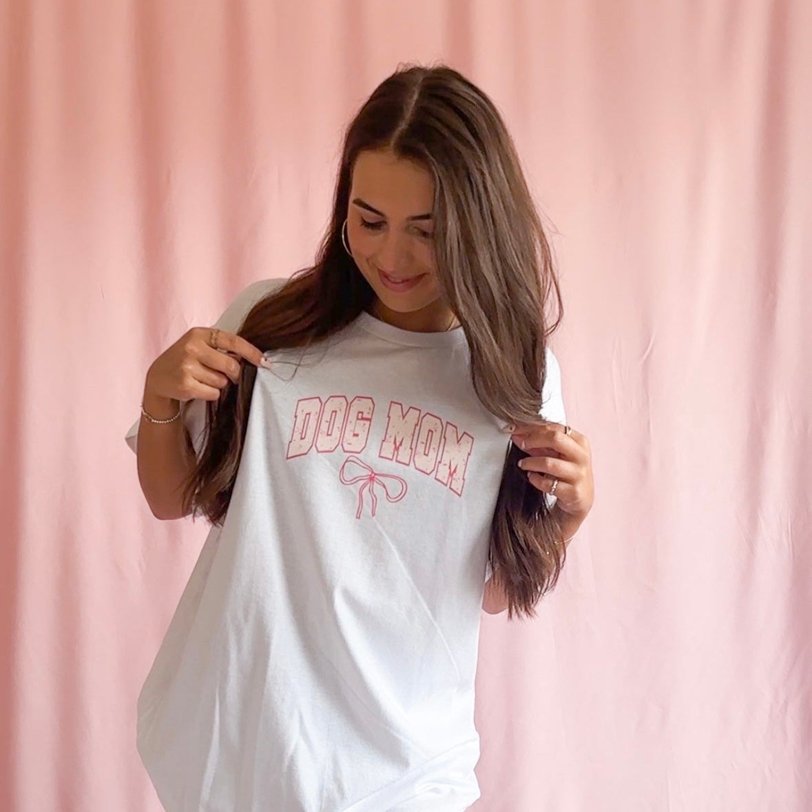 dog mom shirt, dog lover t-shirt, pet mom shirt, unisex dog shirt, white graphic tee, dog mom gift idea, HTV dog shirt, pet lover apparel