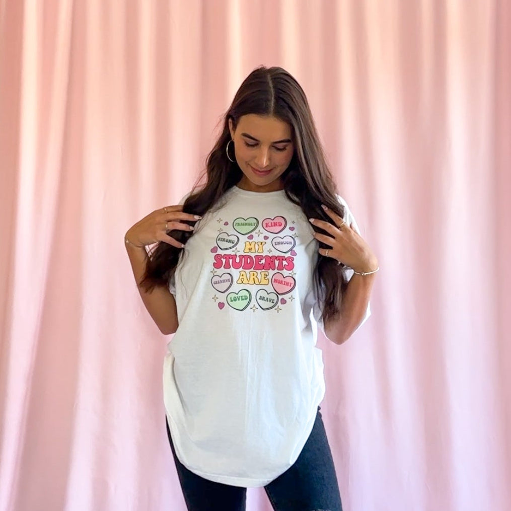 “My Students Are…” Teacher T-Shirt – Unisex Positive Affirmation Graphic Tee