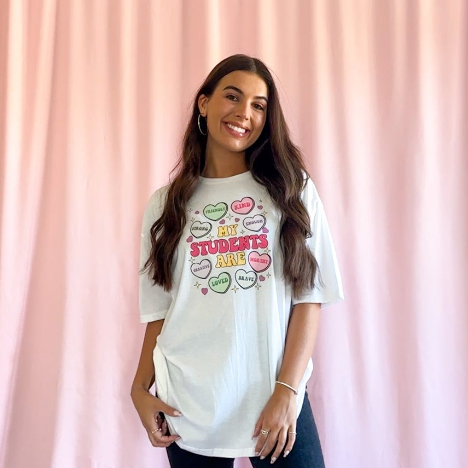 teacher shirt my students are, teacher affirmation shirt, teacher graphic tee, positive classroom shirt, teacher gift idea, educator t-shirt, inspirational teacher shirt, back to school shirt