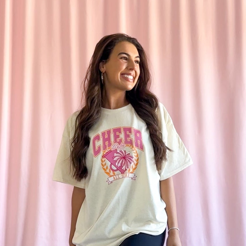 Cheer Social Club T-Shirt – Unisex Graphic Tee, Cheerleading Aesthetic Shirt