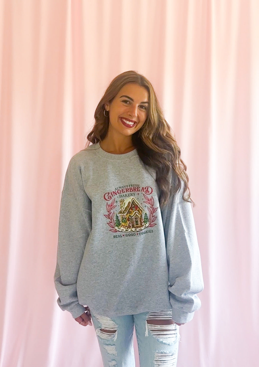 Gingerbread House Sweatshirt – Cozy Festive Holiday Pullover