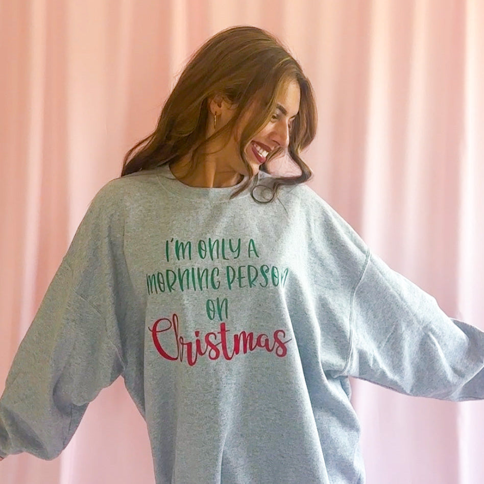 Funny Christmas Sweatshirt – Sarcastic Holiday Humor Cozy Design