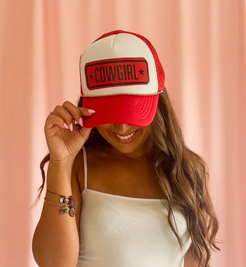 Western Trucker Hat Women Embroidered Cowgirl Design Mesh Back Panel Ventilation Breathable Summer Cap Adjustable Snapback Fit Comfortable All Day Wear Vintage Style Classic Country Fashion Casual Ranch Headwear Outdoor Activities Perfect